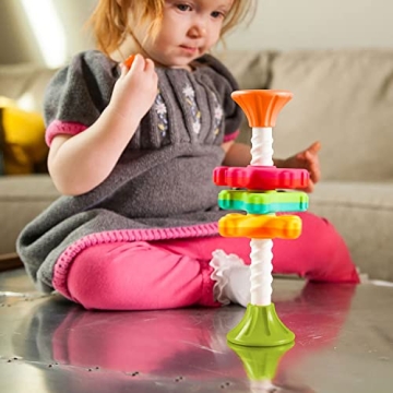 Fat Brain 4-Piece Dimpl Toys & Mini Spinny Baby Set
