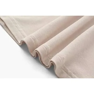 Kindcall Women’s Slim Fitted Mock Turtleneck Tops Long Sleeve Lightweight Base Layer Shirts (Beige1, X-Small)