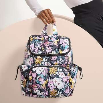 Vera Bradley Women's Featherweight Backpack in Black
