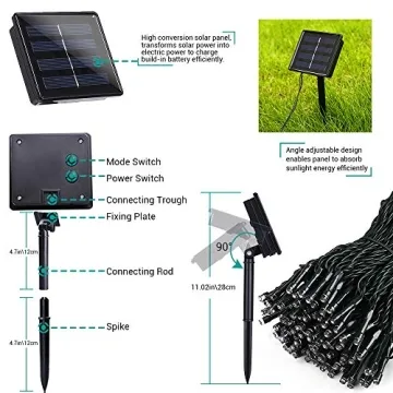 Joomer Solar Christmas Lights for Stunning Outdoor Decor