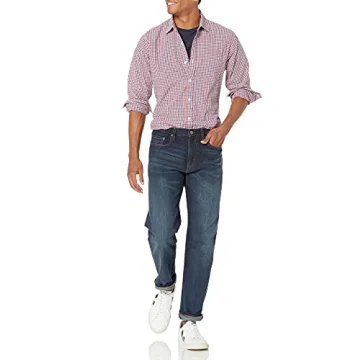 Men's Athletic-Fit Stretch Jeans for Comfort and Style