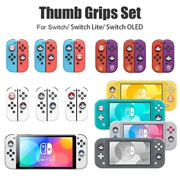 Comfortable Switch Joycon Thumb Grip Caps for Gamers