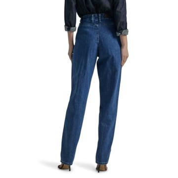 Lee Women's Relaxed-Fit Side Elastic Tapered Jean