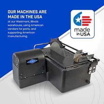 10" Lapidary Slab Saw for Cutting Rocks & Glass