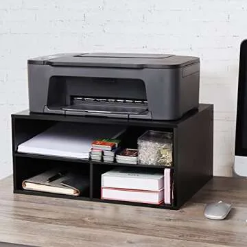 EMERIT Printer Stand Shelf with Storage - Ideal for Home and Office
