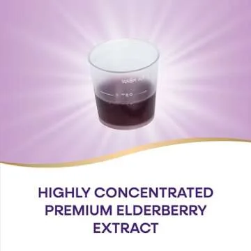 Nature’s Way Sambucus Elderberry Traditional Immune Syrup, Highly Concentrated Black Elderberry Extract, Traditional Immune Support*, Delicious Berry Flavored, 4 Fl Oz (Packaging May Vary)