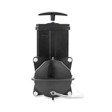 Camco Camper/RV Gate Valve - Features Built-In 3.5-Inch Clear Adapter & 4 Bayonet Prongs - Fits 3-Inch Sewer Fittings & Connects Easily to RV Drain Pipe (39053)