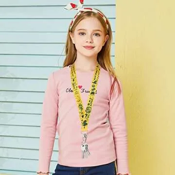 VERSRH 3PCS Magical Wizard Lanyards, Sport Neck Lanyard Strap for Key Chains, Detachable Lanyard for Phone, Keychain Lanyard with Release Buckle