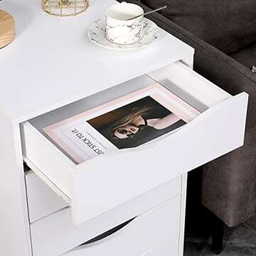 Versatile 5 Drawer Storage Organizer on Lockable Casters