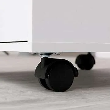 Versatile 5 Drawer Storage Organizer on Lockable Casters