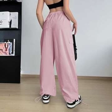 NHCDFA Women's Cargo Pants - Y2K Baggy Stylish Comfort