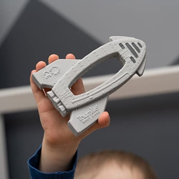 OrBITEr Natural Rubber Rocket Toy for Teething and Play