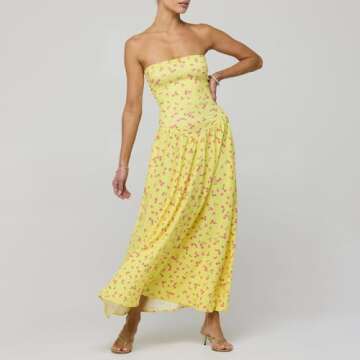 Chic ICNGLKSND Floral Long Dress for Women