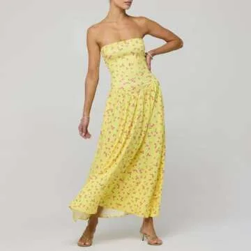 Chic ICNGLKSND Floral Long Dress for Women