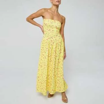 Chic ICNGLKSND Floral Long Dress for Women