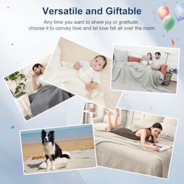 PHF 100% Cotton Waffle Weave Blanket King Size, Soft Lightweight Breathable Cozy Blankets for Bed, Luxury Aesthetic Woven Bedding for Home Decor, 108"x90", Wine Red