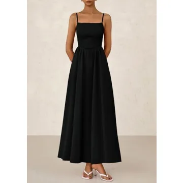 Shop PRETTYGARDEN Smocked Maxi Dress for Summer Style