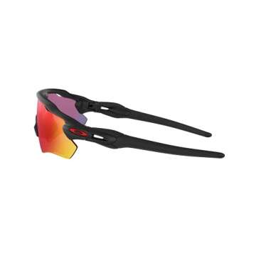 Oakley Men's OO9208 Radar EV Path Rectangular Sunglasses, Matte Black/Prizm Road, 38 mm