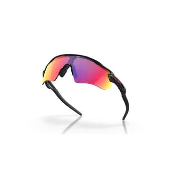 Oakley Men's OO9208 Radar EV Path Rectangular Sunglasses, Matte Black/Prizm Road, 38 mm
