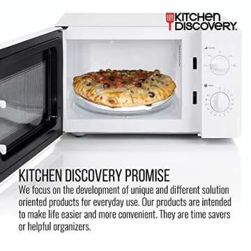 Kitchen Discovery Microwave Pizza Reheater Tray - Quick Snacks