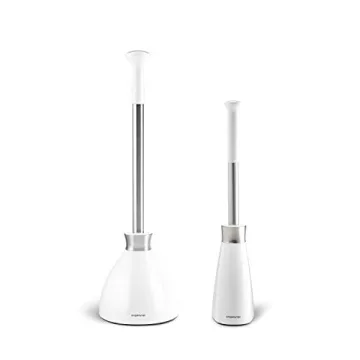 simplehuman Plunger and Toilet Brush Bundle for Stylish Bathrooms