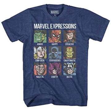 Marvel Avengers Moods Graphic Tee - Premium Quality Men’s T-Shirt