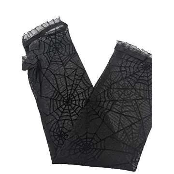 Elegant Cxapnstou Fingerless Lace Gloves for Women