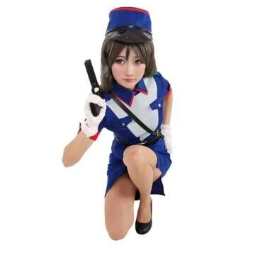 Women's Officer Cosplay Costume for Halloween Fun