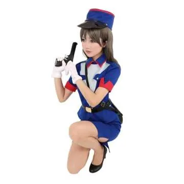Women's Officer Cosplay Costume for Halloween Fun