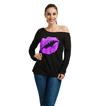MAGICMK Stylish Off Shoulder Sweatshirt for Women