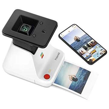 Polaroid Lab Instant Photo Printer + Polaroid Color i-Type Instant Film (8 Exposures) + Polaroid Instant Black & White Film (8 Exposures) + Leather Album + Cloth