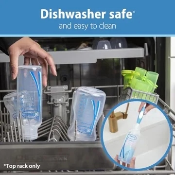 Dr. Brown's Anti-Colic Baby Feeding Set with Slow Flow Nipples, Travel Caps, Silicone Pacifier - Pink