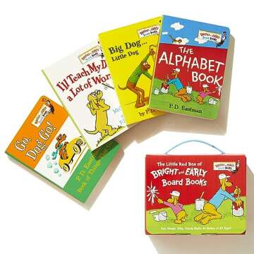 The Little Red Box of Bright and Early Board Books: Go, Dog. Go!; Big Dog . . . Little Dog; The Alphabet Book; I'll Teach My Dog a Lot of Words (Bright & Early Board Books)