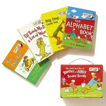 The Little Red Box of Bright and Early Board Books: Go, Dog. Go!; Big Dog . . . Little Dog; The Alphabet Book; I'll Teach My Dog a Lot of Words (Bright & Early Board Books)
