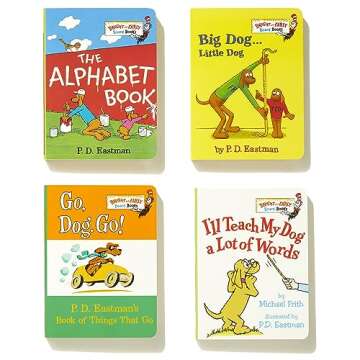 The Little Red Box of Bright and Early Board Books: Go, Dog. Go!; Big Dog . . . Little Dog; The Alphabet Book; I'll Teach My Dog a Lot of Words (Bright & Early Board Books)