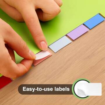 HABGP 16Pcs/2 Set 8 Tab Dividers for 3 Ring Binder, 16 Pcs Multicolor 3 Ring Binder Dividers with Tabs, Page Folder Dividers, Plastic Tabbed File Dividers with Tabs, Three Ring Binder Index Dividers