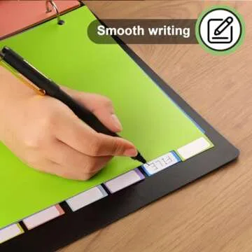 HABGP 16Pcs Multicolor Dividers for 3 Ring Binders