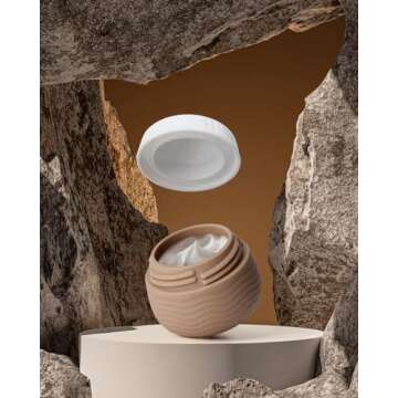 Yinke Travel Containers for Toiletries, Silicone Cream Jars, TSA Approved Travel Size Containers, Le...