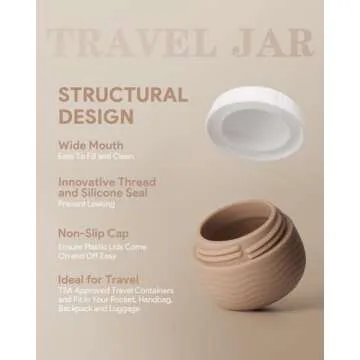 Yinke Travel Silicone Containers for Easy Organization