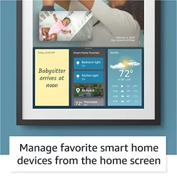 Echo Show 15 Full HD Display - Smart Home Hub with Alexa