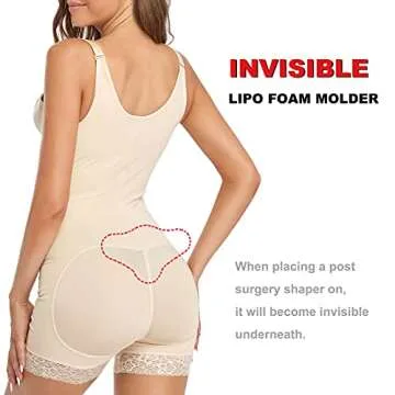 Lipo Foam Back Board Lumbar Molder BBL Backboard Compression Liposuction Post Surgery Supplies Tabla Moldeadora (Grey)