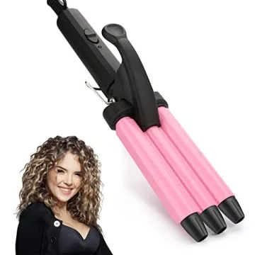 Mini 3 Barrel Curling Iron - Dual Voltage, Travel-Friendly & Stylish
