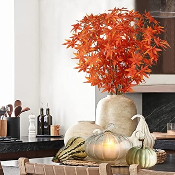Sggvecsy Fall Maple Leaves for Home Decor - 4Pcs Package
