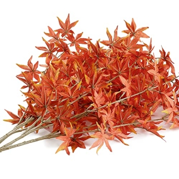 Sggvecsy Fall Maple Leaves for Home Decor - 4Pcs Package