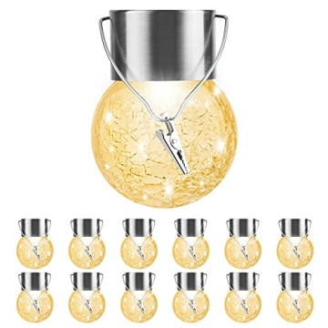 Outdoor Decorative Solar Lights 12 Pack for Garden