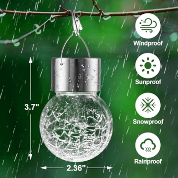 Outdoor Decorative Solar Lights 12 Pack for Garden