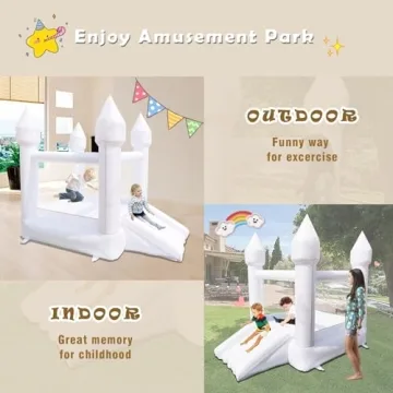Dream Castle Bounce House for Kids - Indoor/Outdoor Fun!
