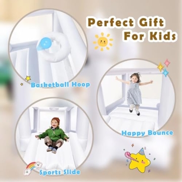 Dream Castle Bounce House for Kids - Indoor/Outdoor Fun!