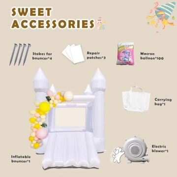 Dream Castle Bounce House for Kids - Indoor/Outdoor Fun!