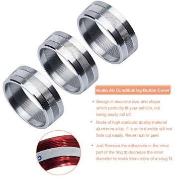 Premium Audio Button Cover Trim for Jeep & Dodge Models